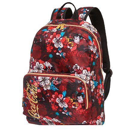 Mochila Escolar Costas Coca Cola Gueixas - Pacific