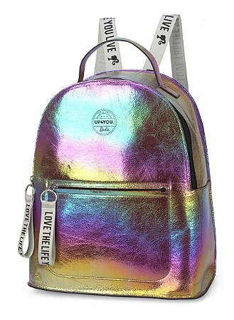 Mochila Barbie G Holografica Juvenil Up 4 You 45803 Original