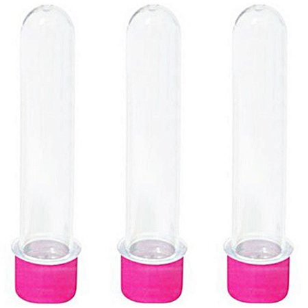 Tubete Lembrancinha Pink Acrílica 13cm 10Un
