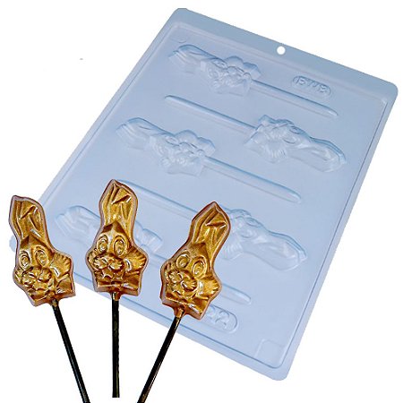 5 Forma De Acetato BWB Pirulito Coelho dentão