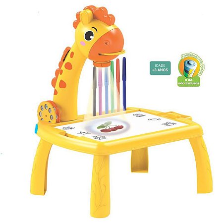 Brinquedo Mesa Mix Girafa Amarela - Toy Mix