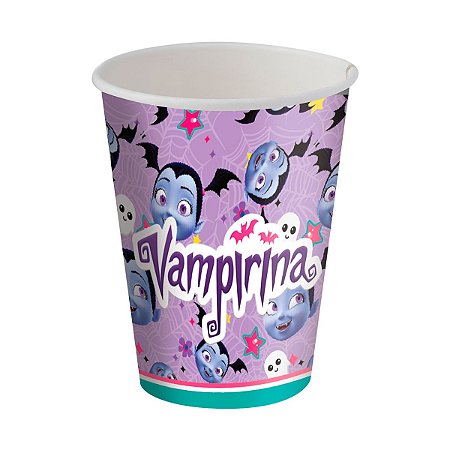 Copos Descartáveis Vampirina 200ml C/ 8Un Festcolor