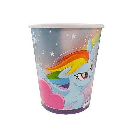 Copos Descartáveis My little Pony 200ml C/ 8Un Festcolor