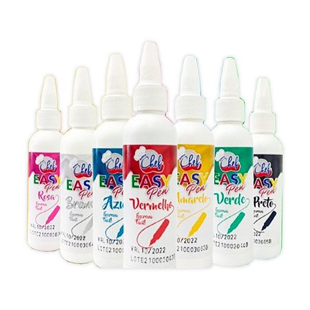 5Un Caneta em Gel Easy Pen Icerberg Chef Cores 60g