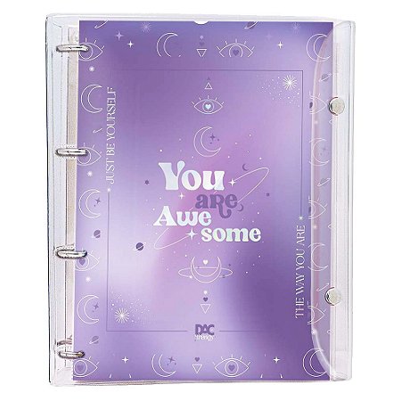 Fichário em PVC Trendy Purple – DAC – 3979