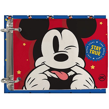 Caderno Argolado com Fichas Mickey - DAC - 3764