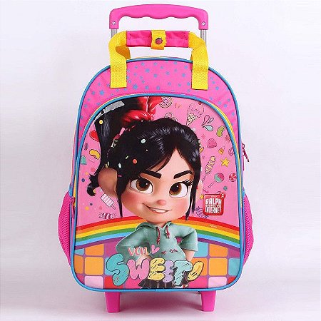 Mochila Escolar Infantil Vanellope Von sweet Detona Ralph