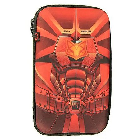 Estojo Warriors Team 9079 Vermelho - Clio