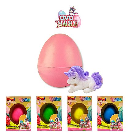 Brinquedo Ovos Mágicos Unicórnio 3Un