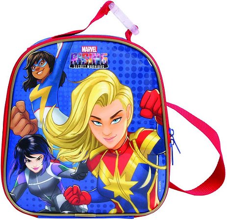 Lancheira Escolar Grande Capitã Marvel Dermiwil