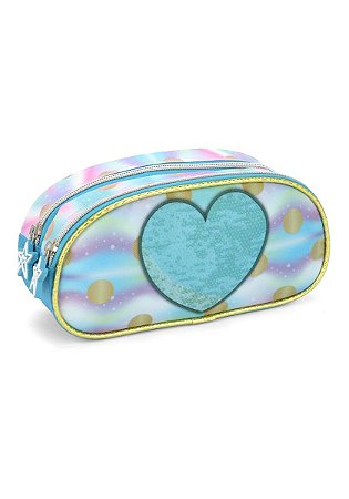 Estojo Duplo Larissa Manoela - Azul - Up4You EI34254AZ