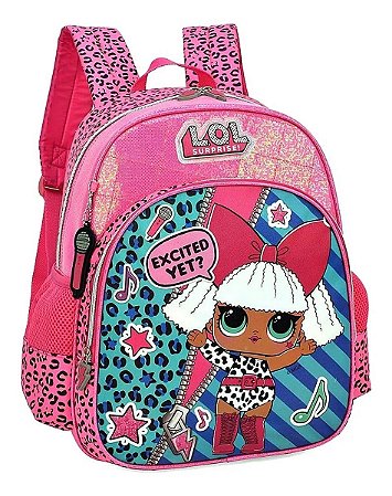 Mochila Escolar Queen Bee Moda Infantil Lol Surprise Go Team