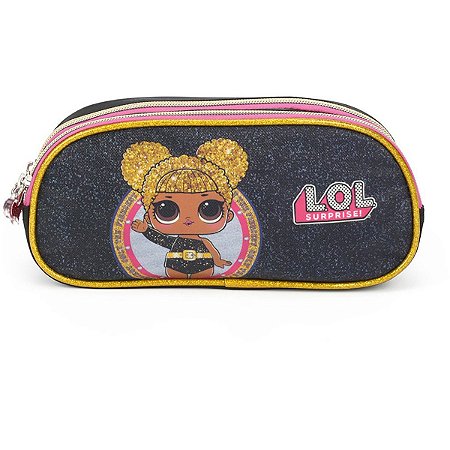 Estojo Escolar Duplo LOL Queen Bee Infantil