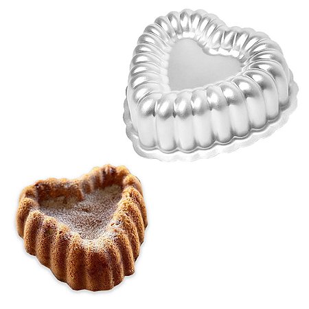 Forma de Aluminio Ballerine Coração Jacque 18,3x6cm