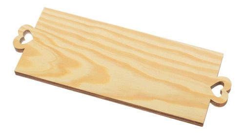 Tábua Reta Coração P - Madeira