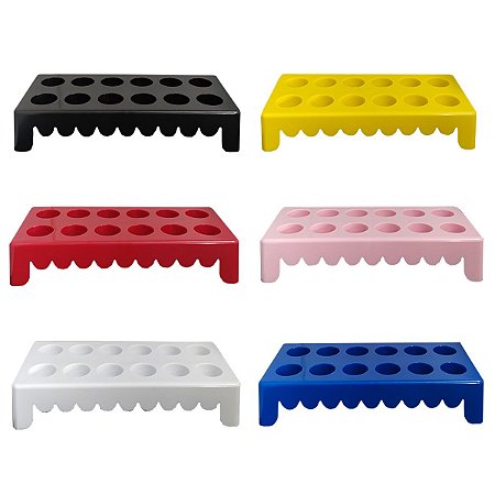 Mesinha de Plástico para Tubetes com 12 Cav 27cm AVARIA
