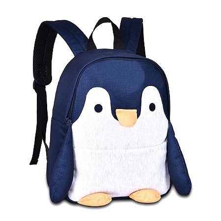 Mochila Creche Mini Pinguim Infantil Clio Bebe Animal Cp2173 - Shop Macrozao