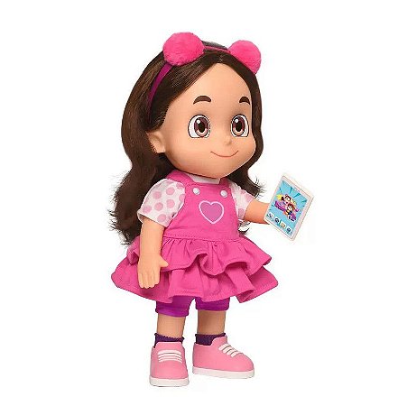 Boneca Maria Clara Com Som - Baby Brink - Maria Clara e JP