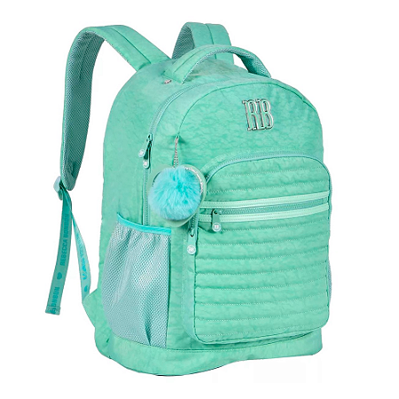 Mochila Costas Rebecca Bonbon Crinkle Verde c/ 2 Chaveiros