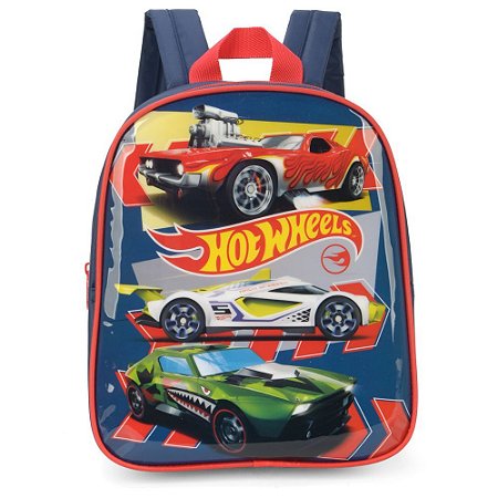 Mochila Baby Hot Wheels Azul - Luxcel