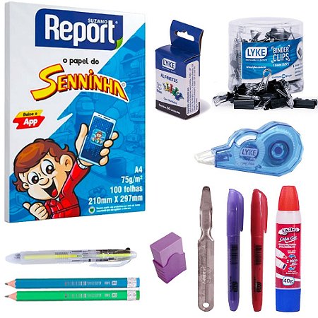 Kit Escritório Completo 12 Peças