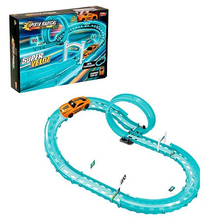 Pista Radical Noturna - Super Veloz - Brilha no Escuro