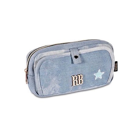 Estojo Duplo Rebecca Bonbon C/ Avaria 2 Jeans Azul Claro