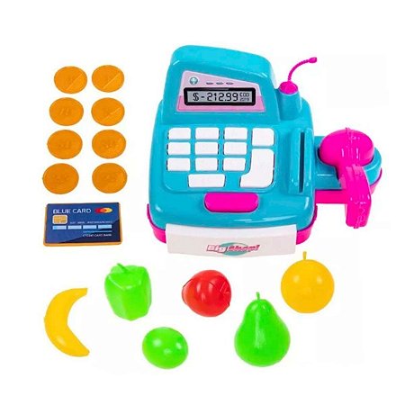 Brinquedo Caixa Registradora Infantil Big Shop Com Acessório