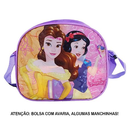 Bolsinha de Alça das Princesas Infantil Roxa