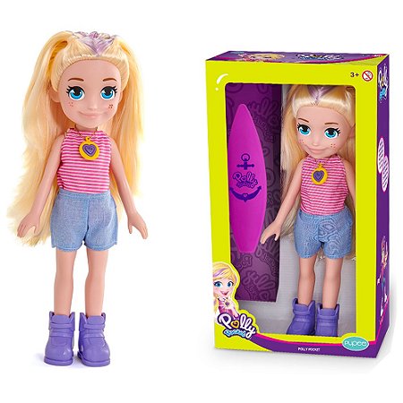Brinquedo Polly Surf c/ Prancha - Polly Pocket