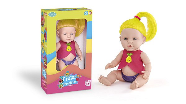 Boneca Frutinha Divertida Abacaxi Pupee