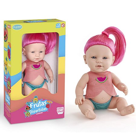 Boneca Frutinha Divertida Melância Pupee