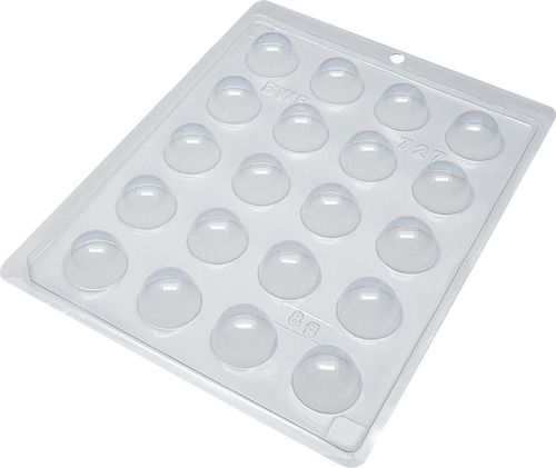 Kit 5 Forma de Acetato Bombom Liso Pequeno - BWB