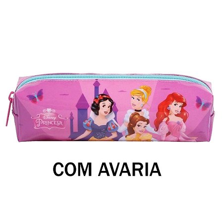 Estojo Escolar Princesas Disney COM AVARIA - Dermiwil