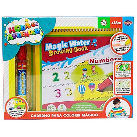 Caderno Mágico Para Colorir Números - Toyng
