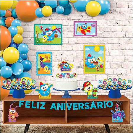 Kit Festa Fácil Aniversário Galinha Pintadinha Mini 40Pçs - Shop Macrozao