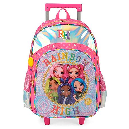 Mochila de Rodinhas Rainbow high Rosa Infantil
