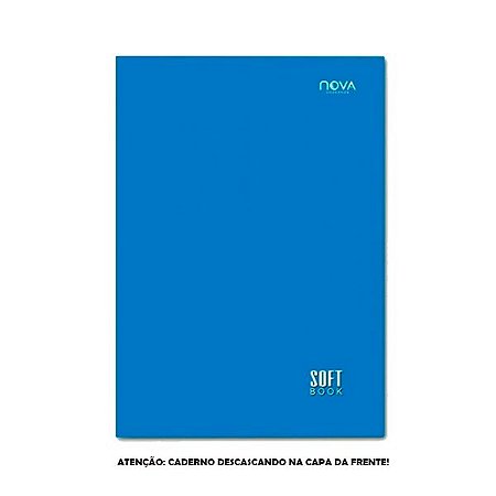 Caderno Brochura Azul Soft Book 48 Folhas AVARIA
