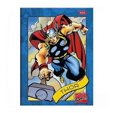 Caderno Brochura Thor 80 Folhas Marvel Comics - Foroni