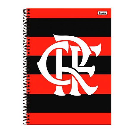 Caderno Universitário Flamengo 160F 10 Materias - Foroni
