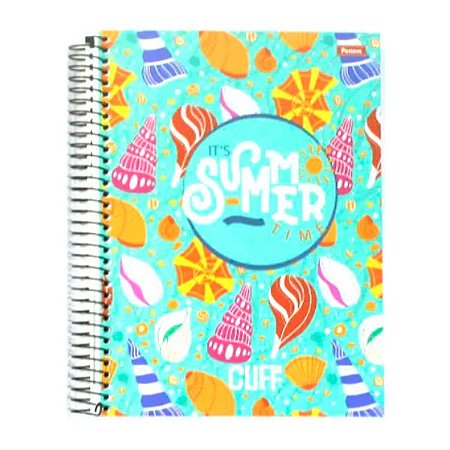 Caderno Universitário It's Summer 240F 15 Materias - Foroni
