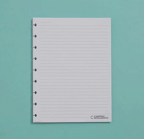 Refil Pautado Médio 120g - Caderno Inteligente