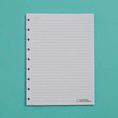 Refil Pautado Grande 120g 30 folhas - Caderno Inteligente