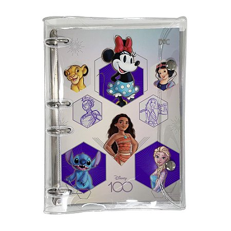 Fichário Colegial em PVC Cristal Disney  - DAC 4051