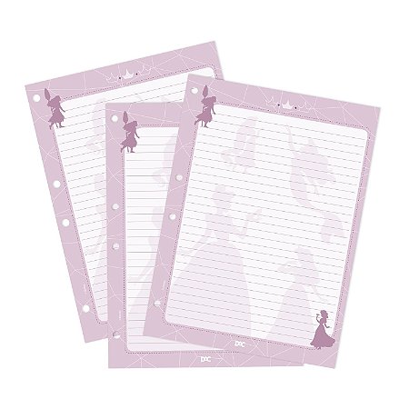 Refil Fichário Colegial Disney Princesa 96 folhas – 4211RE