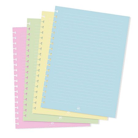 Refil Caderno Colegial Coloridas 48 folhas – 4167RE