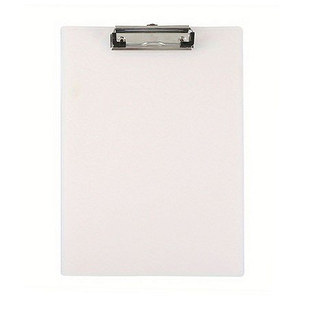 Prancheta Basic Cristal 23x32cm Suporte De Papel