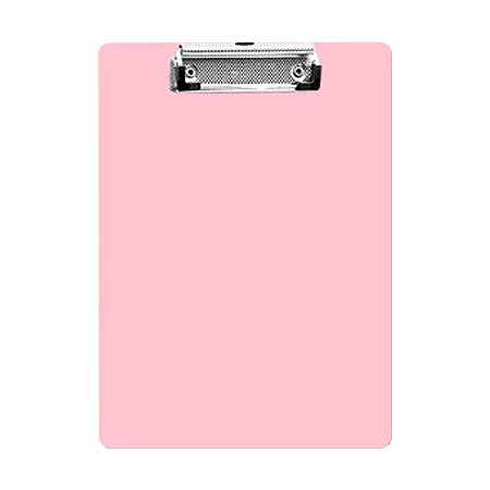 Prancheta Basic Rosa 23x32cm Suporte De Papel