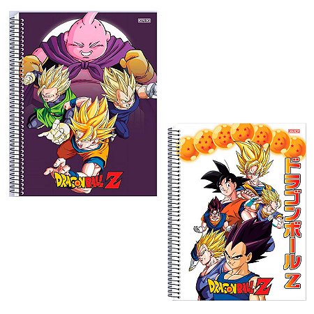 Caderno Unv Espiral Capa Dura Dragon Ball Z 240F 15Mat