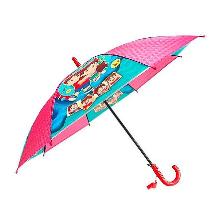 Guarda-chuva Cabo longo automático Maria C e JP - Rosa